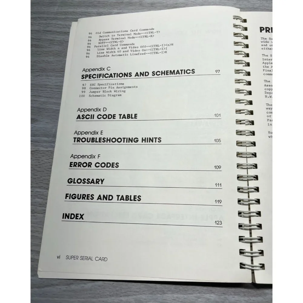Super Serial Card Manual for Apple Computer II II+ IE IIGS 1981 Installation
